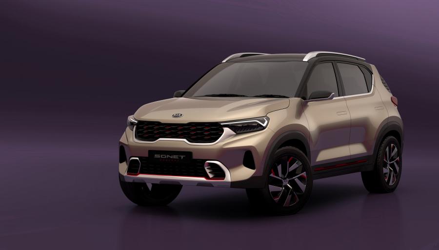  Kia Sonet Concept 2020 года  (фото 1 из 5)